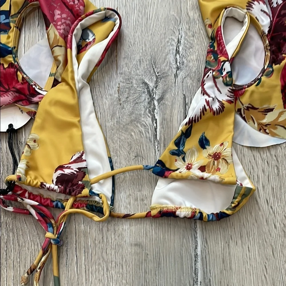 Tularosa Floral Bikini Top